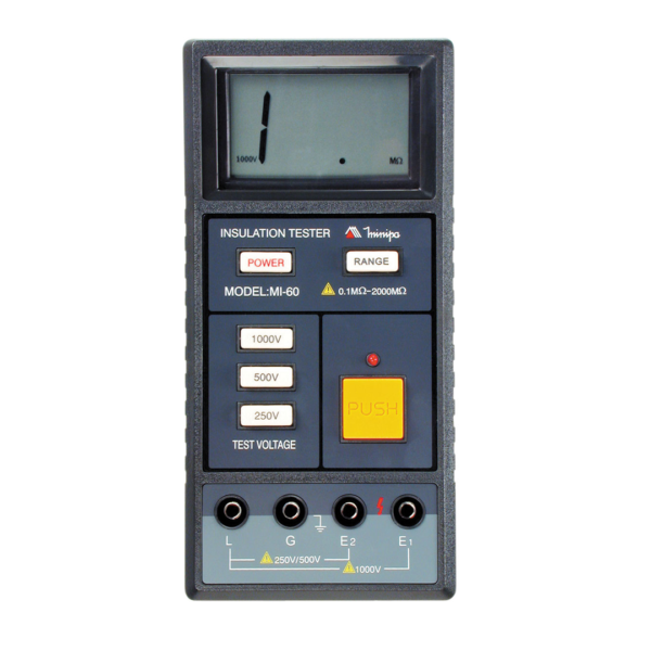 Megôhmetro Digital Minipa MI-60