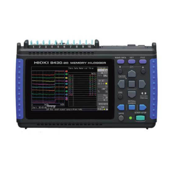Registrador de Temperatura com Sensor Hioki 8430-20
