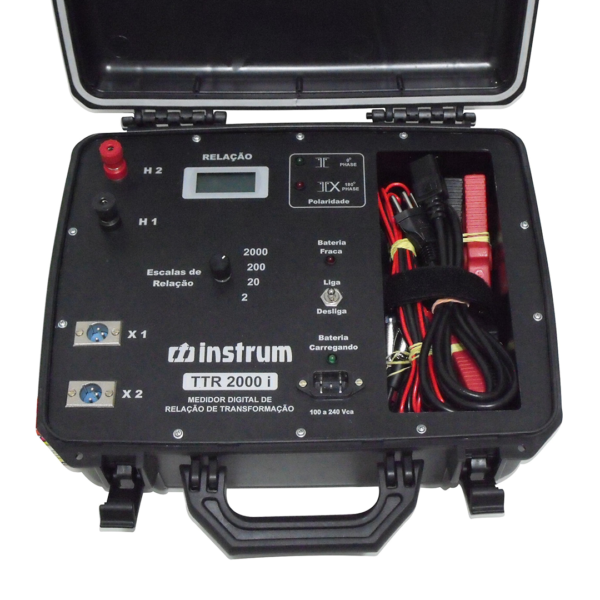 Testador de Relação de Transformador (TTR) Instrum TTR 2000 i